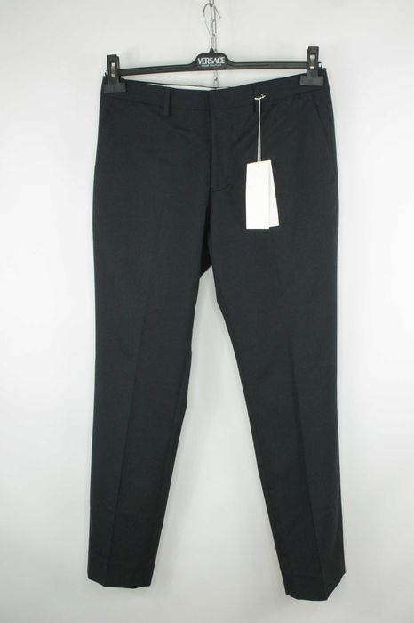 Класичні вовняні штани брюки Arket Slim Hopsack Navy Wool Trousers Розмір 46/48 S/M