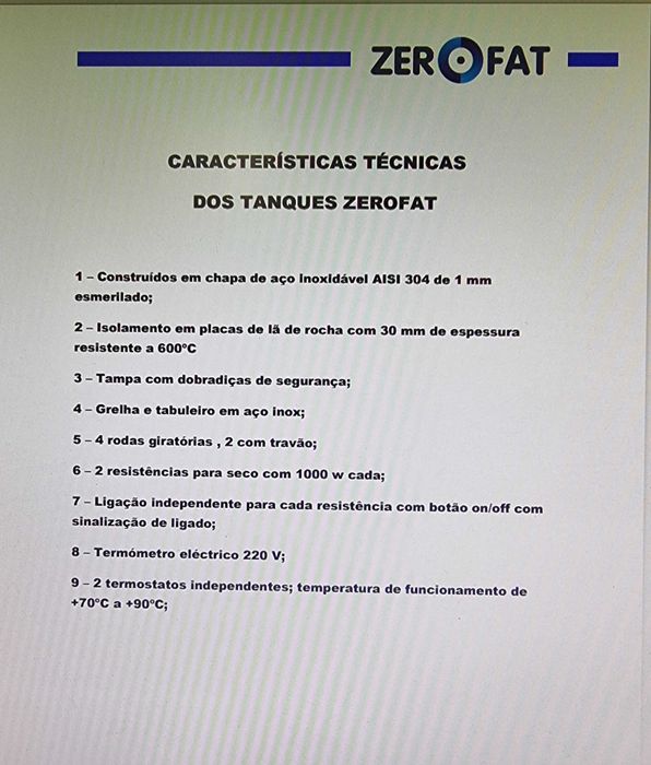 Tanque desengordurante