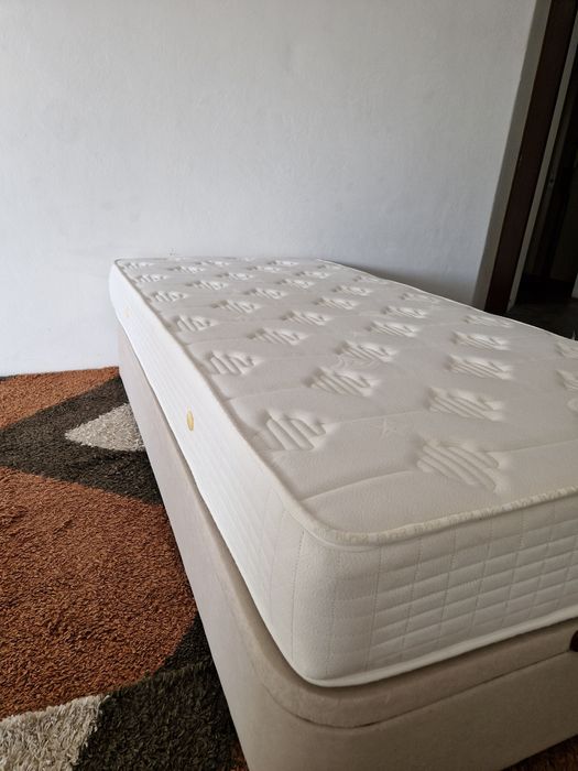 Somier e colchão cama solteiro 2mx1m