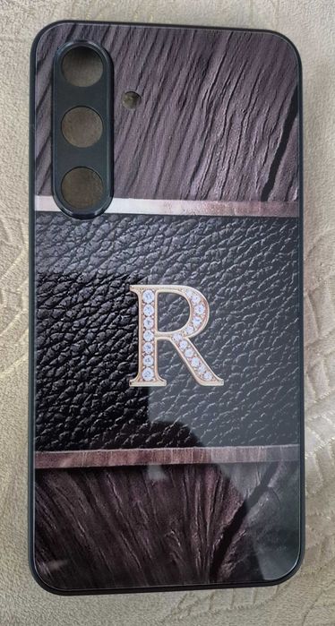 Etui- plecki S24 Fe, nowe z inicjałem