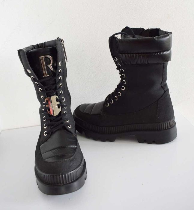 Rage Age Fall Botki czarne buty skórzane 37 kozaki
