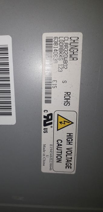 matryca lcd 32" chungwa claa320wb02 sprawna w dobrym stanie.