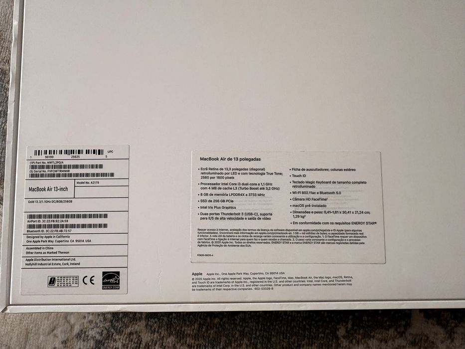 MacBook Air Rose Gold 2020