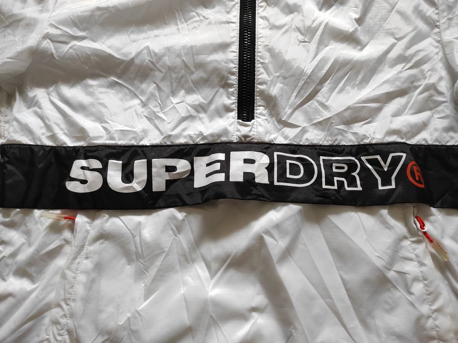 S-M Superdry оригінальна чоловіча вітровка, анорак, дощовик