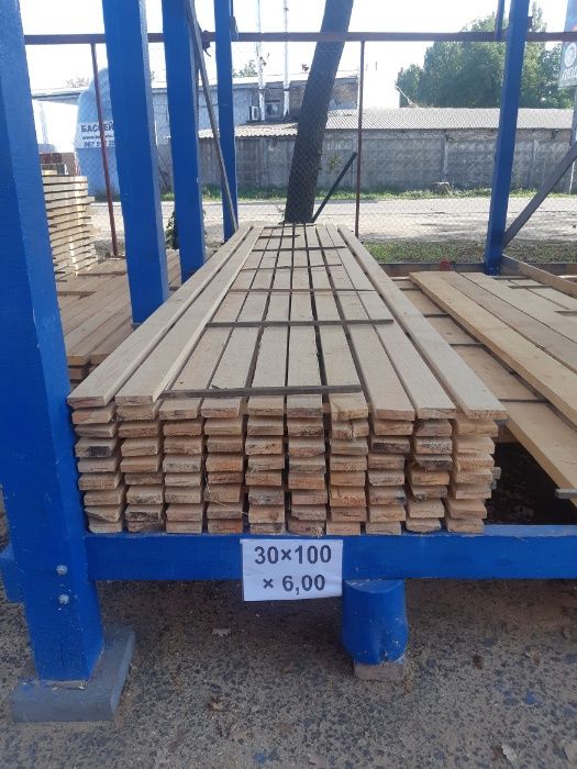 Доска Обрезная 100х30, 120х30, 150х30, 30х200 мм Купить Киев