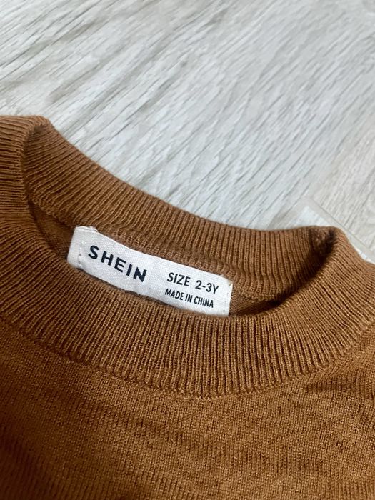 Sweterek z wiskozą Shein rozmiar 92/98