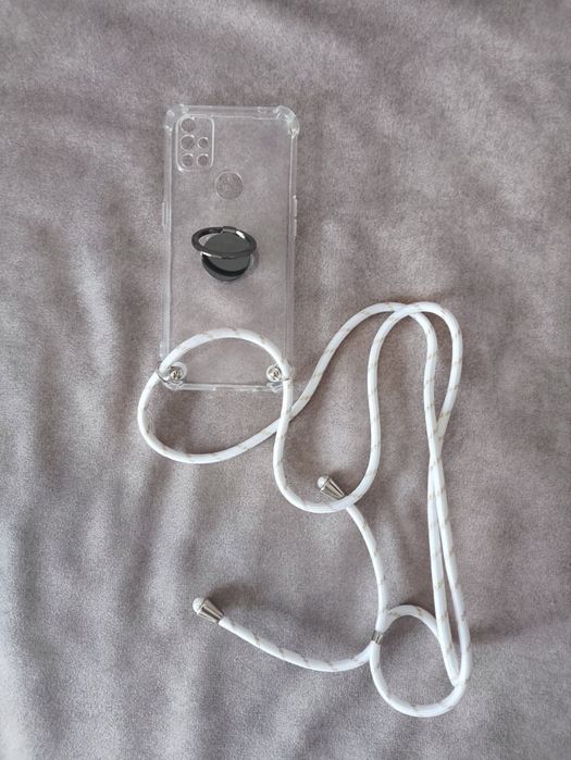 Capa, cordão e suporte de anel magnético para telemóvel One Plus Nord