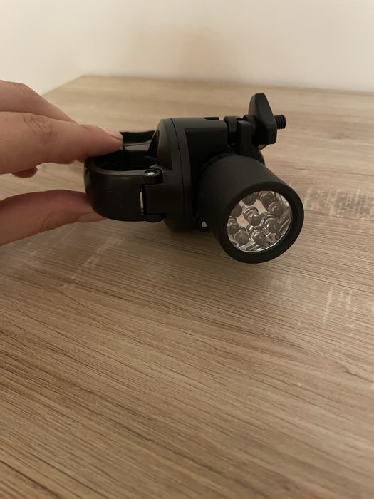 Latarka lampka rowerowa led MET maxx