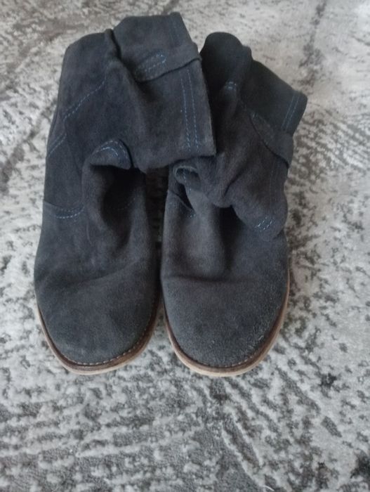 Безкоштовно замшеві ботіночки 39 р.