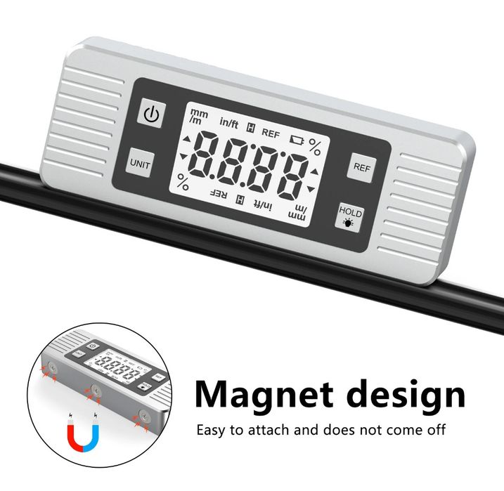 Nível Digital Compacto JD11 com Base Magnética **NOVO**