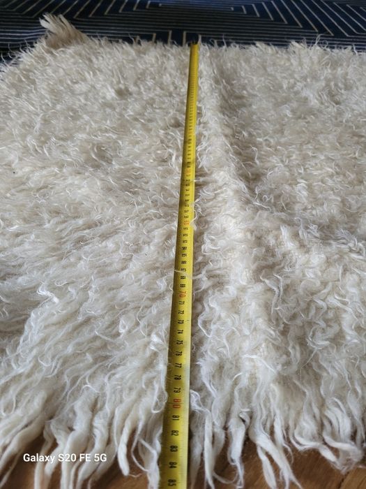 Dywan narzuta koc pled  wełna