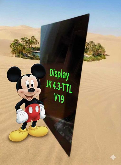 Монітор екран дисплей  3.2 дюйми для JK BMS LiFePo4 батарей