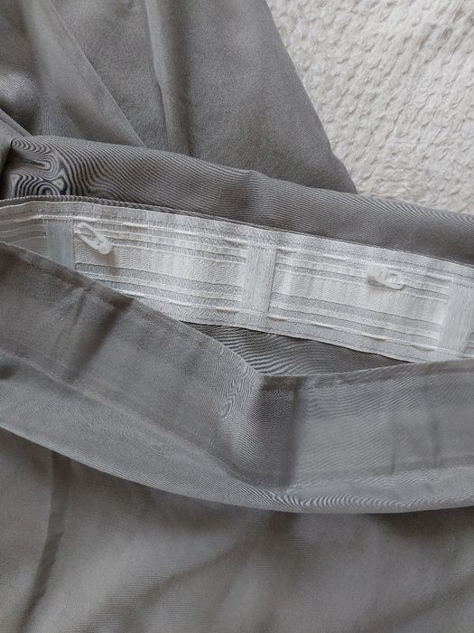 Szare zasłony 2 szt. Długość 240 cm. IKEA