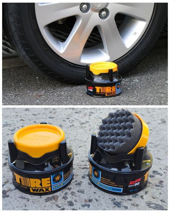 Чорніння для шин SOFT99 DiGloss Black Devil Tire Wax, Tire Black Wax