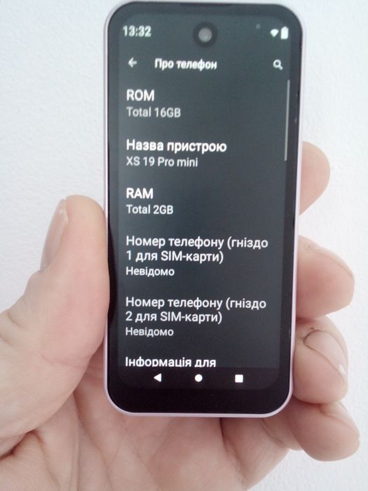 XS 19 mini Android 10