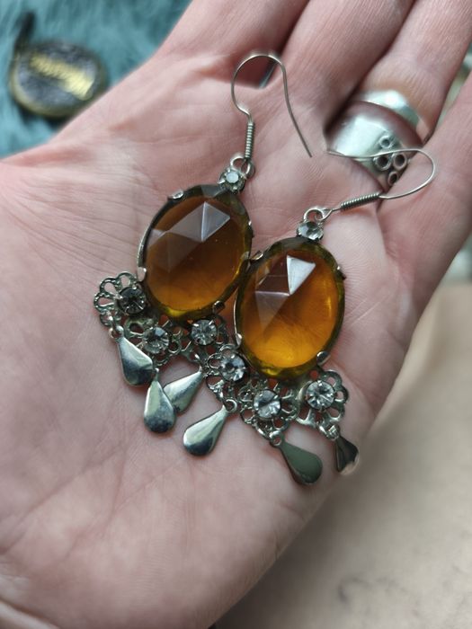 Kolczyki PRL używane