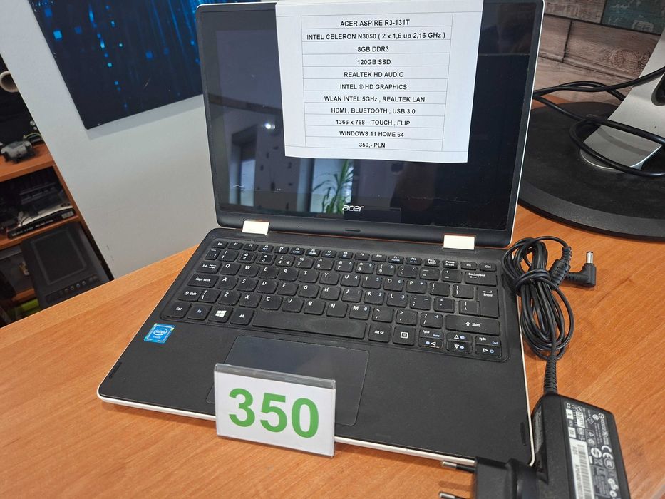 Acer Aspire R3 Touch Flip Windows 11 , SSD