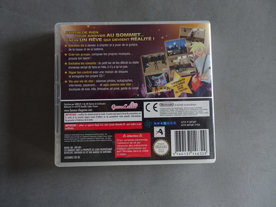 Jogo Nintendo DS - Famous - En route vers la gloire