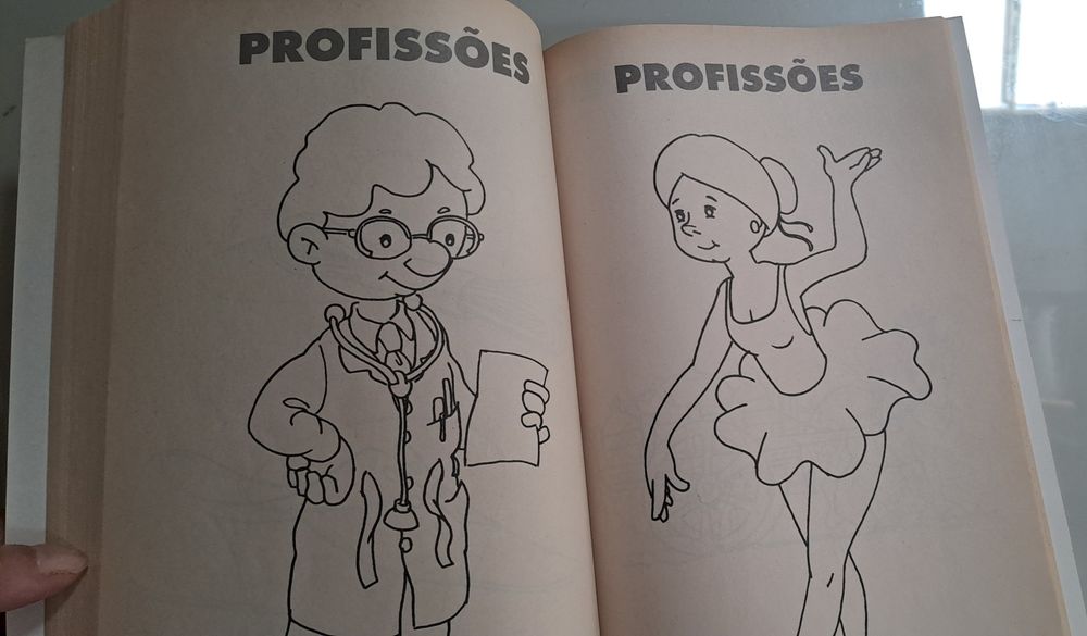 Livro para colorir varios temas