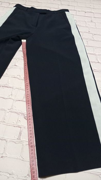 Брюки кюлоти michael kors contrast stripe wide-leg pants сині р. 158