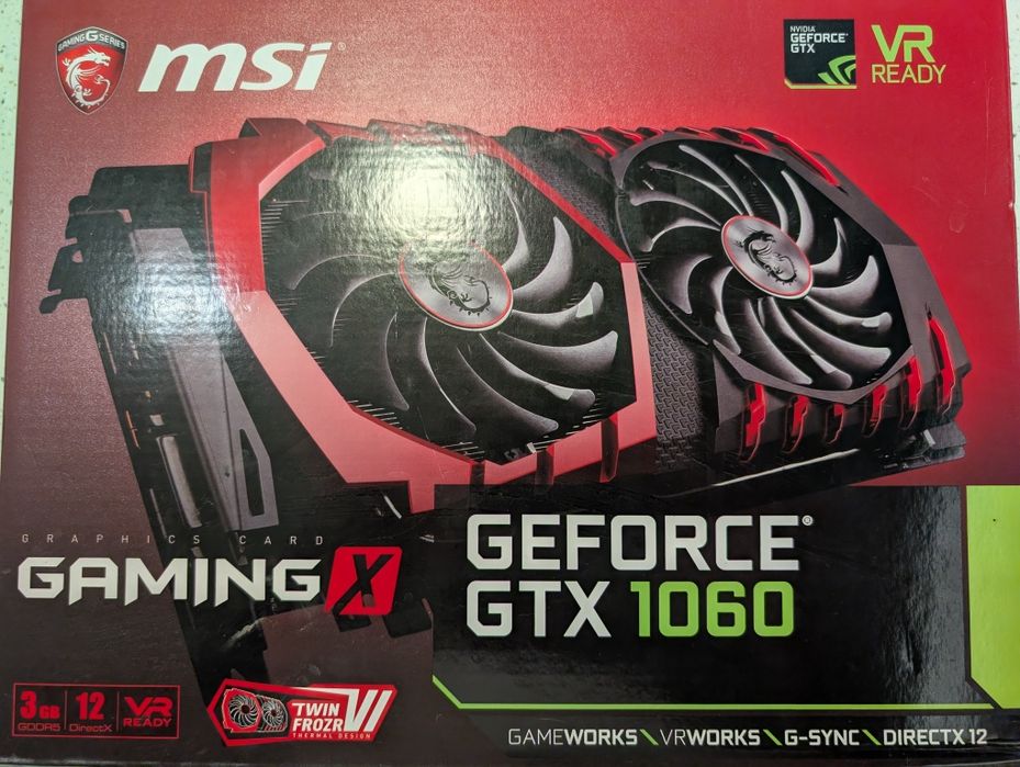 MSI GeForce GTX 1060 Gaming X (3GB)