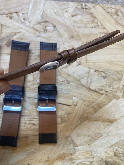 Braceletes em pele genuína tamanho 22mm