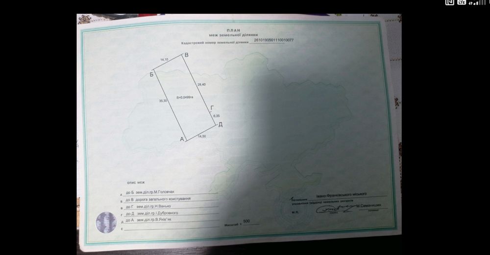 Земельна ділянка