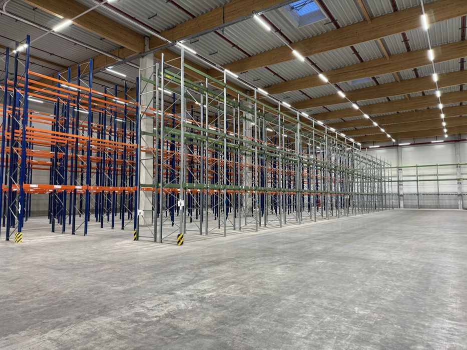 Regal paletowy magazynowy sklepowy przemyslowy metalowy