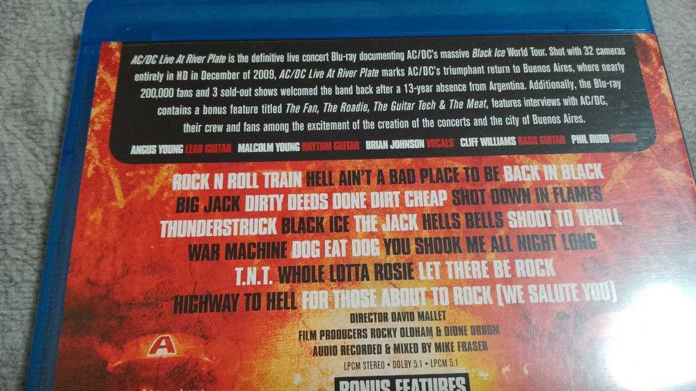 AC/DC - Live at the River Plate. новый европейский blu-ray