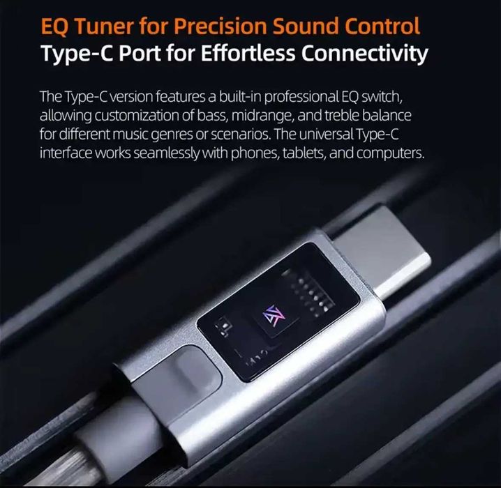 KZ M2 DAC Cable – Кабель із вбудованим ЦАП та чітким мікрофоном