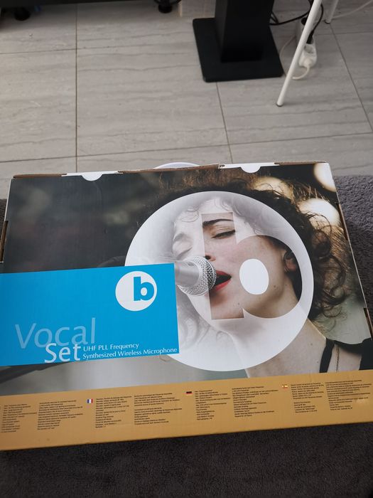 Microfone wireless para cantores