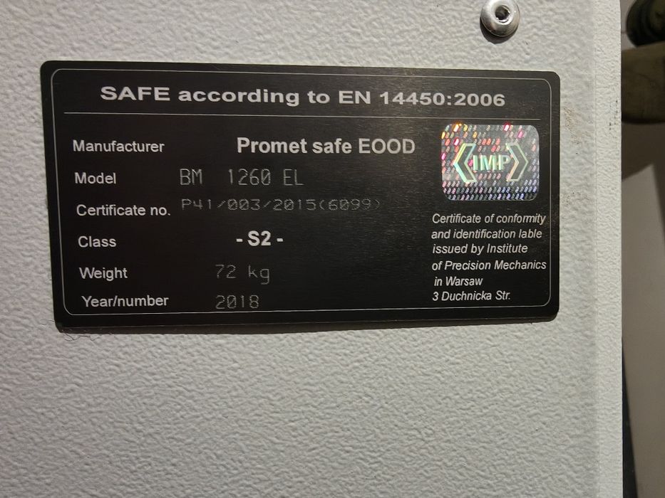 Sejf Valberg BM 1260 EL