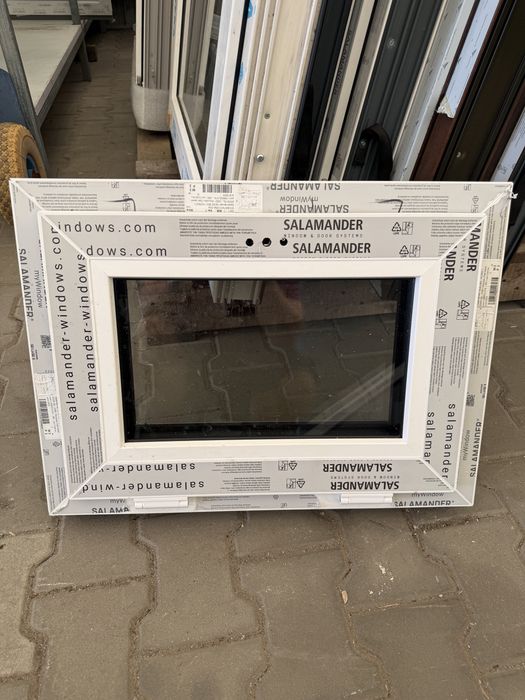 Okna PCV nowe 120 x 60 białe, dostępne kilka sztuk i inne rozmiary!