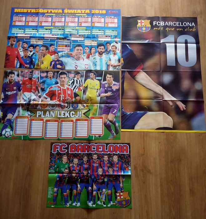 Messi Fc Barcelona Zestaw Gazet, Książki, Plakaty