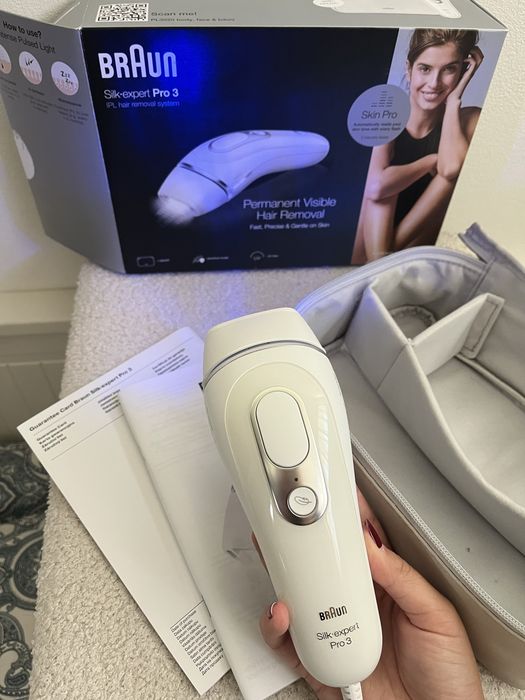 Depiladora a Laser Silk-expert Pro 3 IPL (Branco) - BRAUN