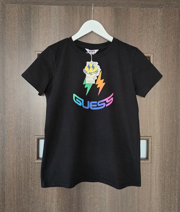 Guess oryginalny czarny t-shirt damski XS