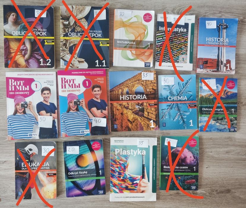 Sprzedać lub wymienić podręczniki