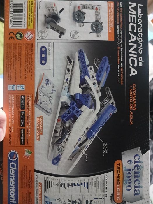 Lego catamarã + moto de água