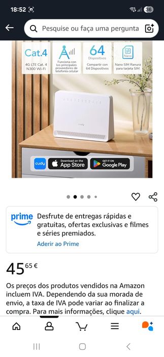 Cudy N300 WiFi modem router desbloqueado64738613347714123