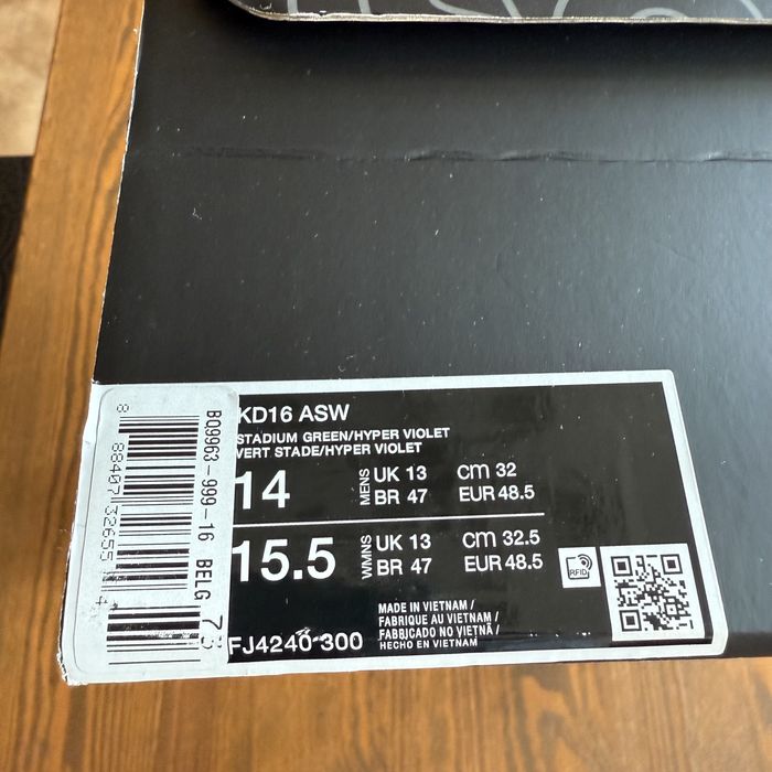 Нові Баскетбольні кросівки Nike KD16 ASW (Розмір 47.5/48.5) FJ4240-300