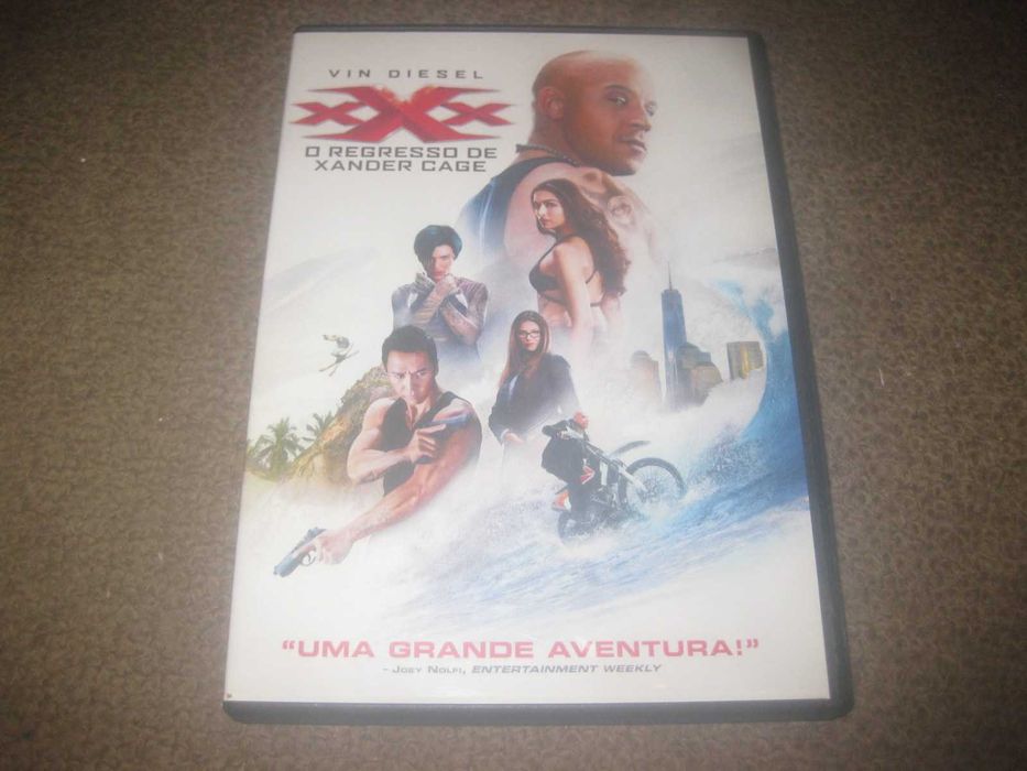 DVD "xXx: O Regresso de Xander Cage" com Vin Diesel