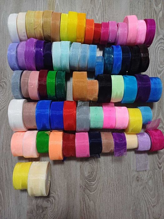 Лента органза 2,5 см и 4 см для трудов