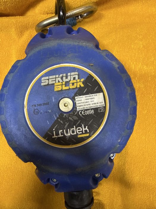 Urządzenie samochamowne Amortyzator upadku Irudek securblok 10m