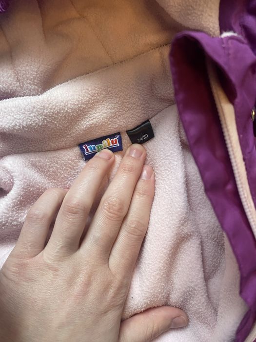 Термо комбінезон на дівчинку 74-80 термо комбинезон на девочку 1-2 год