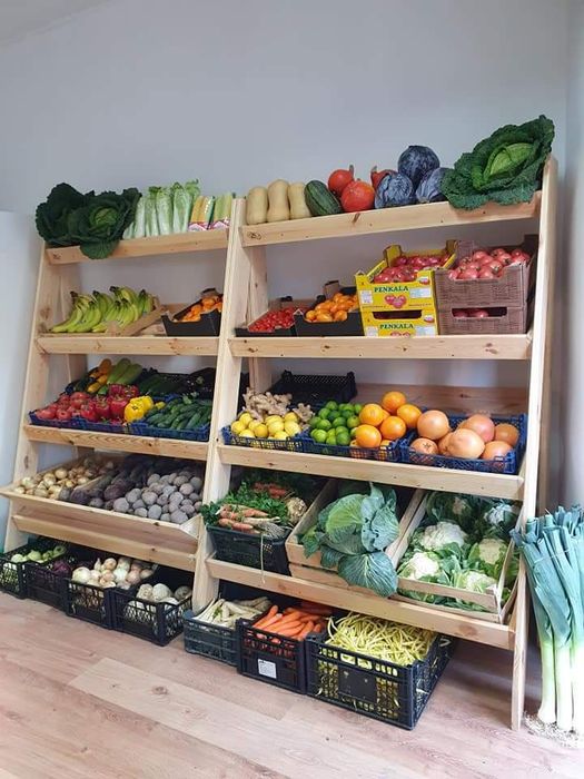 Dostępne od ręki Regał TOSIA  na warzywa-owoce, warzywniak