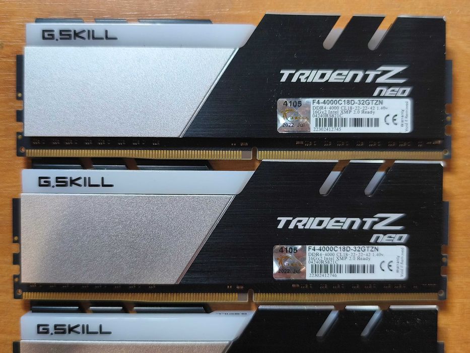 G.Skill TridentZ Neo 32Gb (16Gb+16Gb) DDR4 4000 F4-4000C18-32GTZN