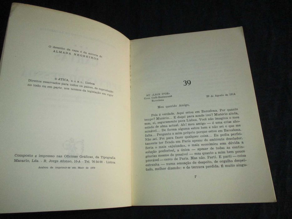 Livro Cartas a Fernando Pessoa Mário de Sá-Carneiro