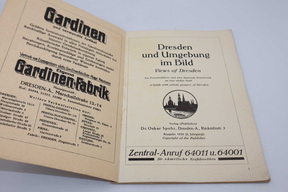 Przewodnik widoki z DREZNA 1930 R L