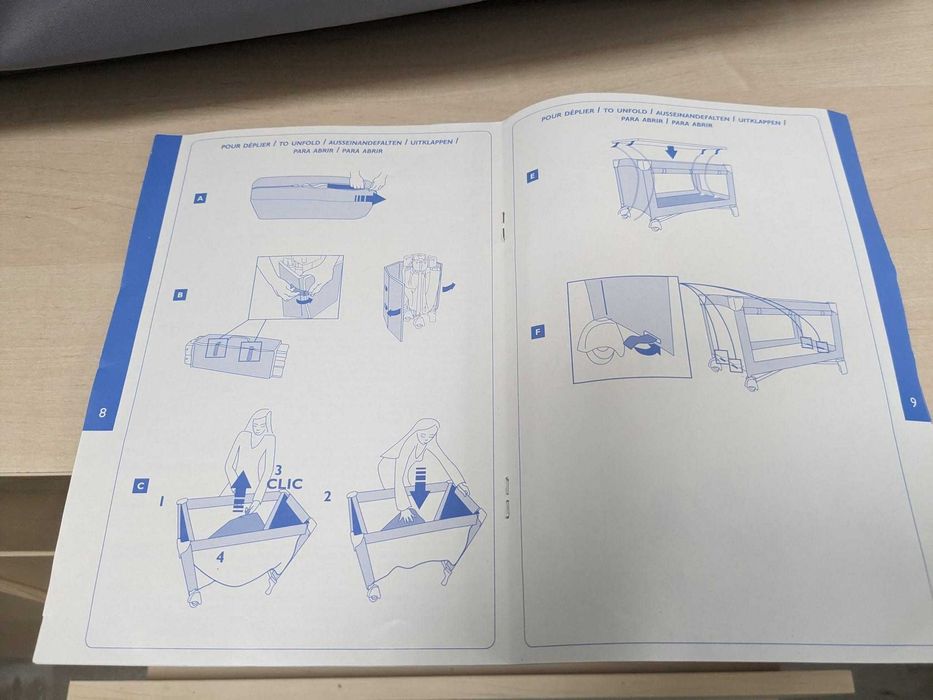 Cama de viagem para bebé Deluxe Aubert Concept