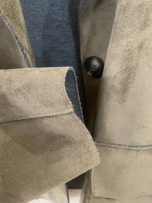 Курточка zara замш